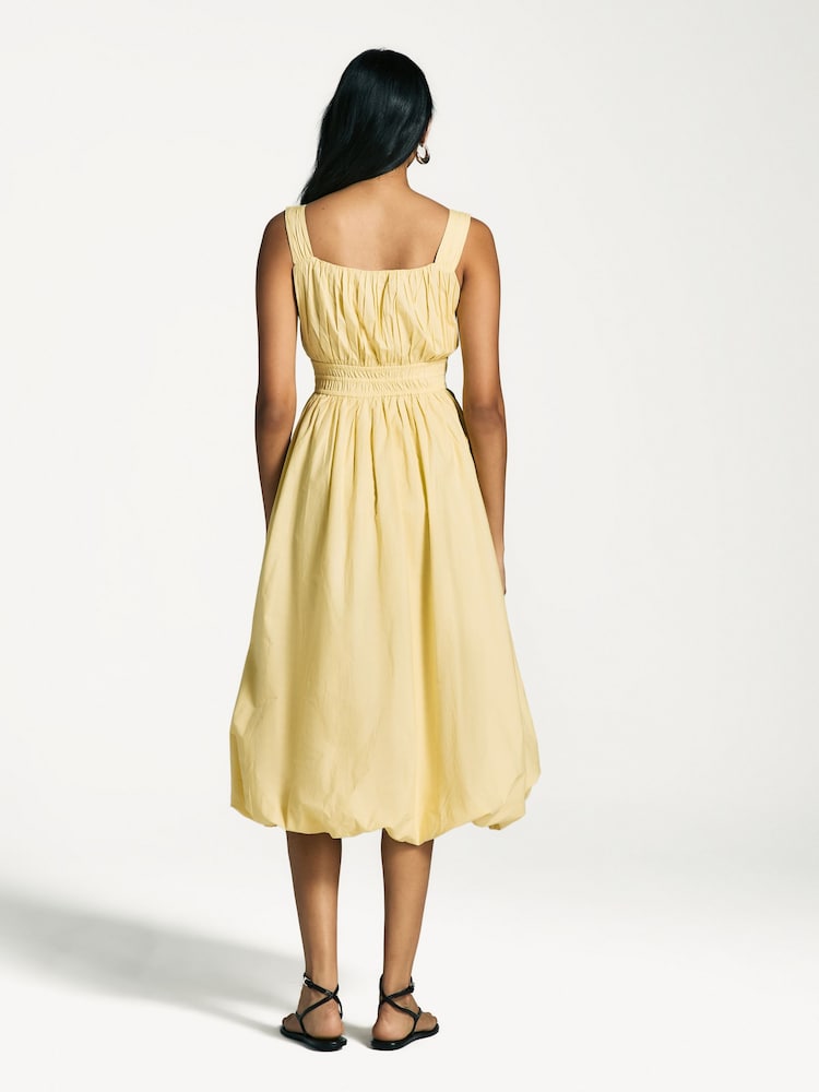 Sea New York Yellow Emmet Poplin Bubble Tank Dress - Image 2 of 6 Sea New York Yellow Emmet Poplin Bubble Tank Dress - Image 2 of 6