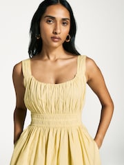 Sea New York Yellow Emmet Poplin Bubble Tank Dress - Image 4 of 6