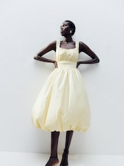 Sea New York Yellow Emmet Poplin Bubble Tank Dress - Image 5 of 6