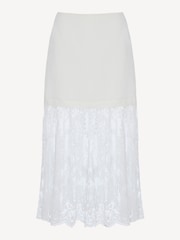 Sea New York White Marja Embroidery Mesh Combo Skirt - Image 1 of 1