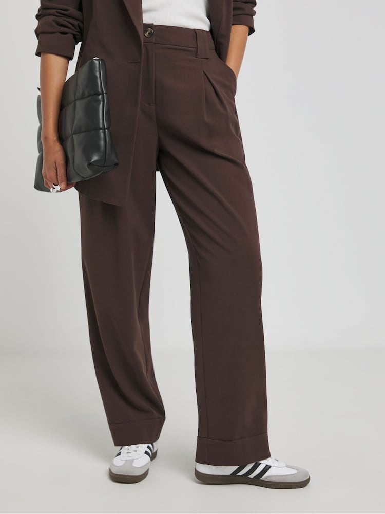 Simply Be Brown Peg Trousers - Image 4 of 4