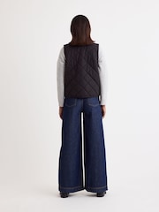 Nobodys Child Black Quilted Puffer Gilet - Image 2 of 5