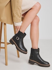 JD Williams Ankle Chelsea Boots With Buckle Detail - Image 1 of 4