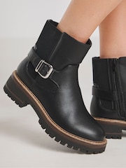 JD Williams Ankle Chelsea Boots With Buckle Detail - Image 4 of 4