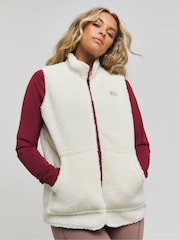 Snowdonia Cream Borg Lined Gilet - Image 1 of 4