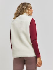 Snowdonia Cream Borg Lined Gilet - Image 2 of 4