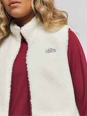Snowdonia Cream Borg Lined Gilet - Image 3 of 4