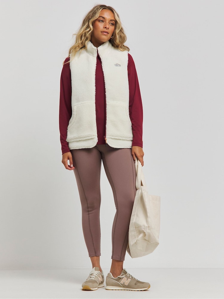Snowdonia Cream Borg Lined Gilet - Image 4 of 4
