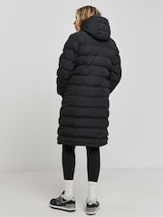Snowdonia Black Showerproof Long Padded Jacket - Image 2 of 4