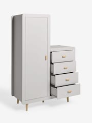 Grey Kids Alix 4 Drawer Tall Chest Of Drawers - Image 10 of 10