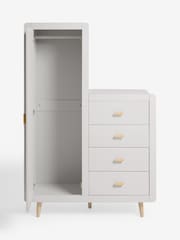 Grey Kids Alix 4 Drawer Tall Chest Of Drawers - Image 7 of 10