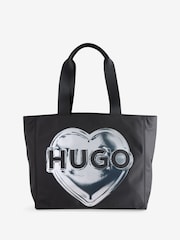 HUGO Black Valentine Tote Bag - Image 1 of 4