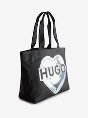 HUGO Black Valentine Tote Bag - Image 2 of 4