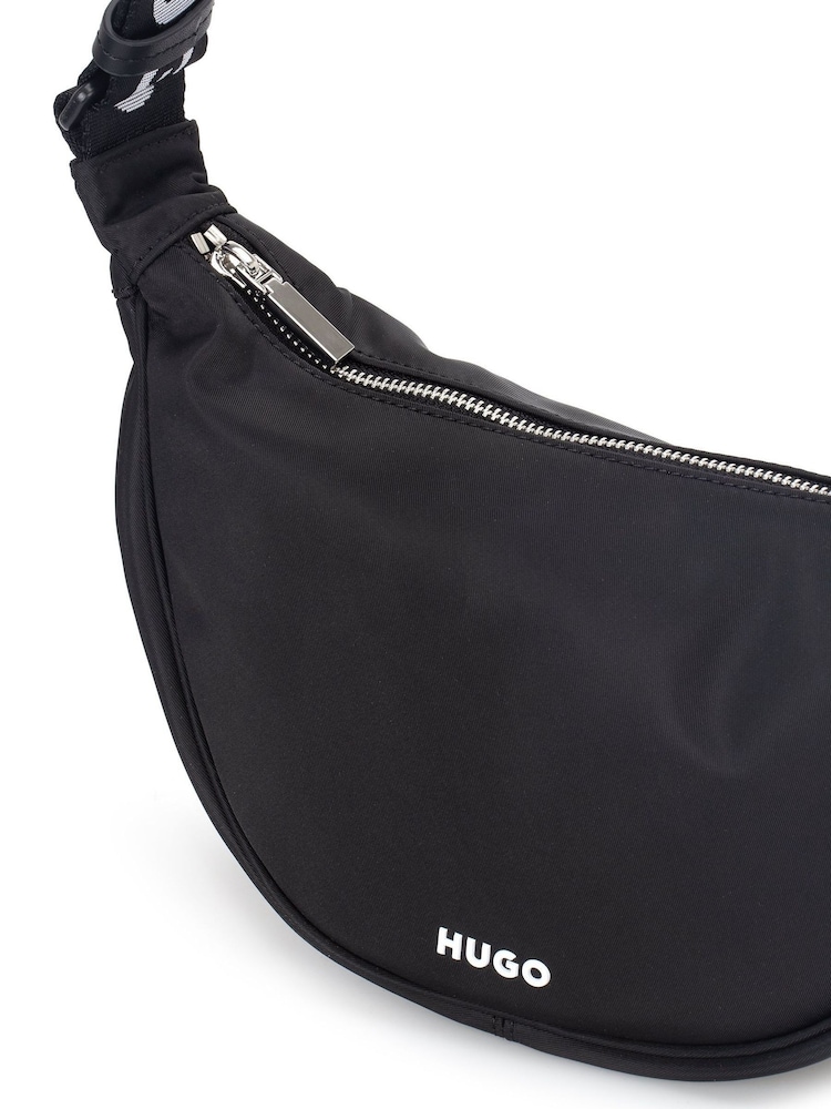 HUGO Black Bel Nylon Cross-Body Bag - Image 2 of 2