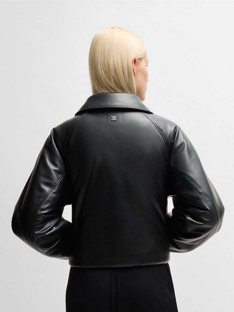 HUGO Black Regular Fit Padded Jacket - Image 2 of 5