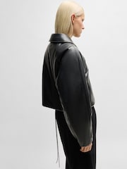 HUGO Black Regular Fit Padded Jacket - Image 3 of 5