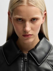 HUGO Black Regular Fit Padded Jacket - Image 5 of 5