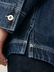 HUGO Oversized Denim Co-ord Jacket - Imagen 5 de 7