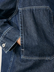 HUGO Oversized Denim Co-ord Jacket - Imagen 6 de 7