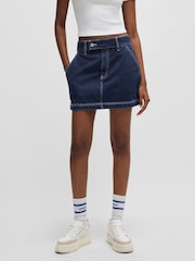 HUGO 100% Cotton Denim Skirt - Imagen 1 de 4