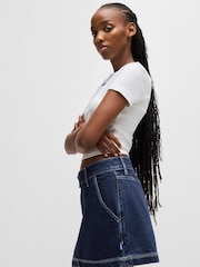 HUGO 100% Cotton Denim Skirt - Imagen 3 de 4