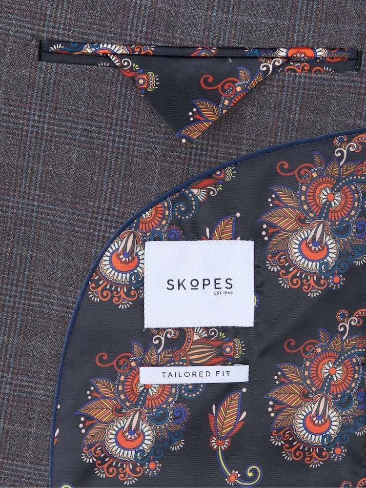 Skopes Grey Jacob Suit Tailored Jacket - Image 6 of 6