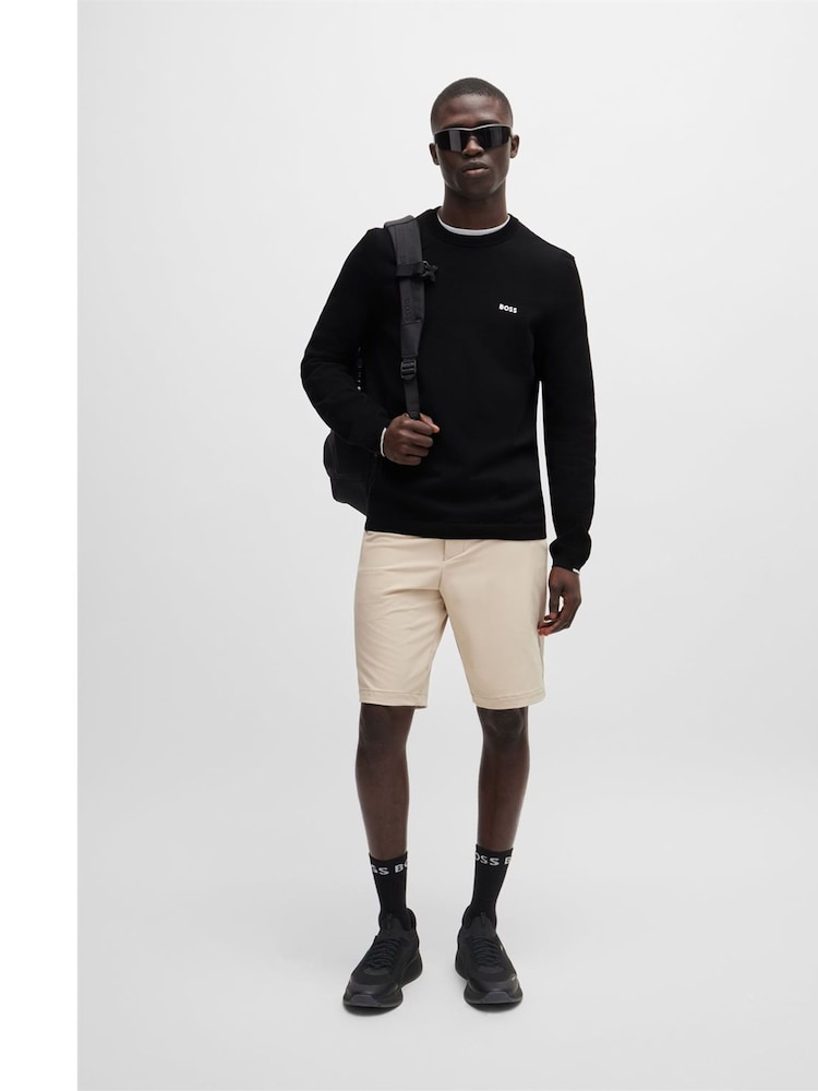 BOSS Black Dark Logo Cotton Blend Jumper - Image 3 of 5