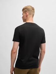 Negro - BOSS Large Logo Graphic 100% Cotton T-Shirt - Imagen 2 de 5