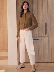 Marron fauve - N. Premium Real Suede Jacket - Image 2 de 9