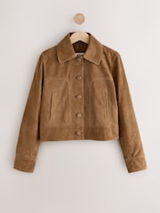 Marron fauve - N. Premium Real Suede Jacket - Image 6 de 9
