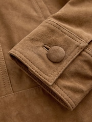 Marron fauve - N. Premium Real Suede Jacket - Image 9 de 9