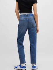 HUGO Blue Mom Fit Denim Jeans - Image 2 of 6