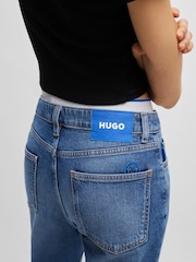 HUGO Blue Mom Fit Denim Jeans - Image 4 of 6