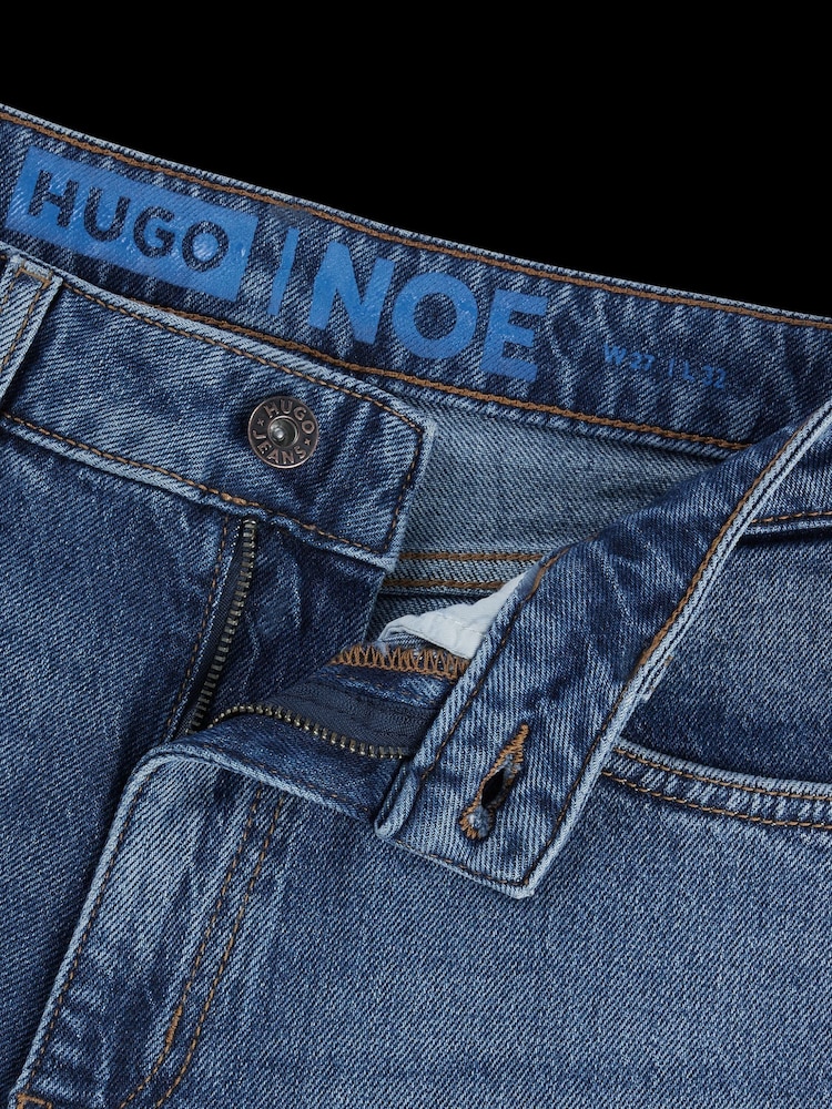 HUGO Blue Mom Fit Denim Jeans - Image 6 of 6