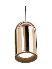 Pacific Lifestyle Gold Metal 5 Drop LED Pendant Ceiling Light - Image 6 of 6