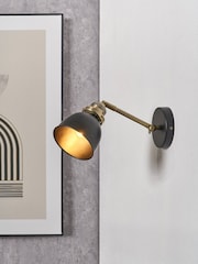 Pacific Lifestyle Black Task Wall Light - Image 1 of 6