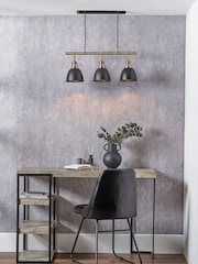 Pacific Lifestyle Black Task Bar Pendant Ceiling Light - Image 1 of 6