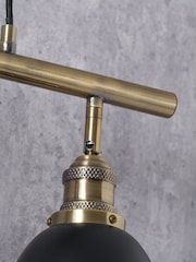 Pacific Lifestyle Black Task Bar Pendant Ceiling Light - Image 2 of 6