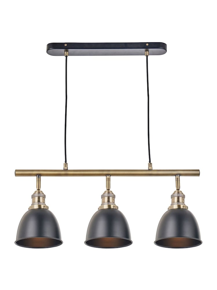 Pacific Lifestyle Black Task Bar Pendant Ceiling Light - Image 6 of 6