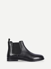 Off The Hook Black Trueman Leather Chelsea Boots - Image 1 of 6
