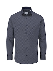 Navy Blue Circles - Skopes Tailored Fit Party Shirt - Imagen 2 de 3