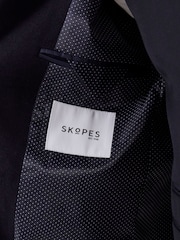 Skopes Navy Blue Tailored Fit Aldgate Overcoat - Image 4 of 6