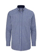 Skopes Navy Blue Regular Fit Casual 100% Cotton Shirt - Image 4 of 5