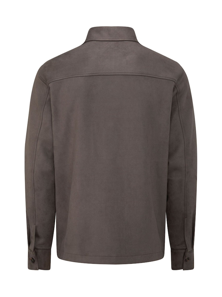 Skopes Mocha Brown Regular Fit Casual Shacket - Image 8 of 8