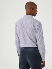 Skopes Multi Deer Print Tailored Fit Party Shirt - Image 1 of 5