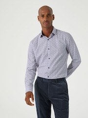 Skopes Multi Deer Print Tailored Fit Party Shirt - Image 2 of 5