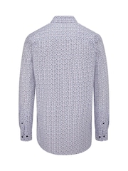 Skopes Multi Deer Print Tailored Fit Party Shirt - Image 5 of 5