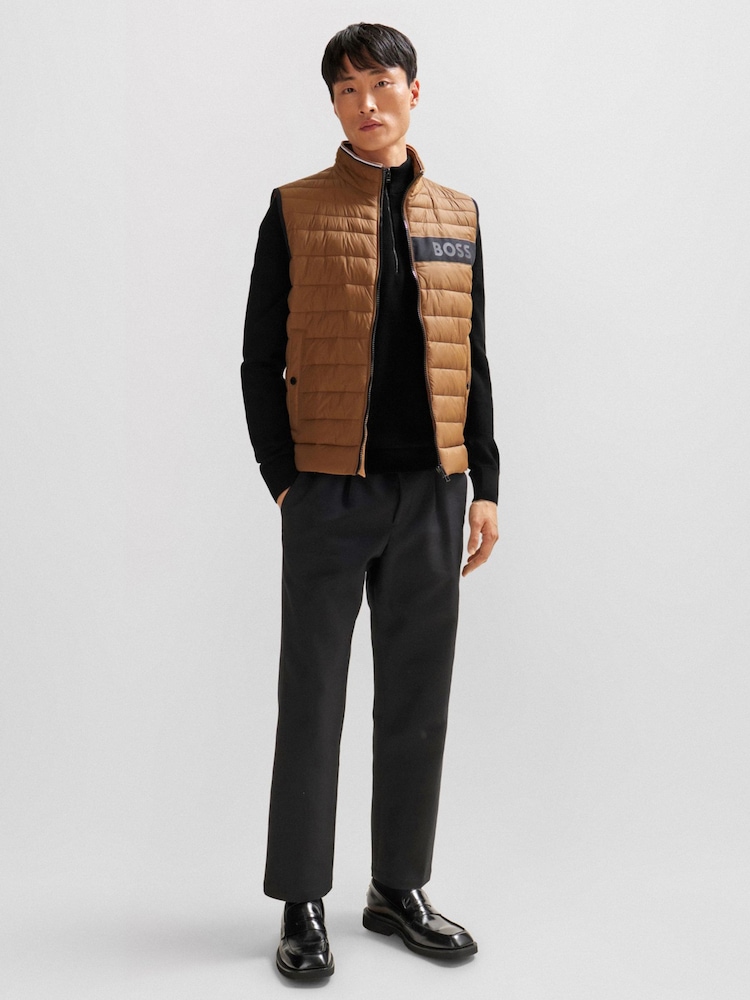 BOSS Black Embrando Quarter Zip Knitted Jumper - Image 3 of 5
