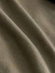 Khaki Green Parka 100% Cotton Coat - Image 8 of 8