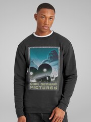 All + Every Grey King Kong Carl Denham Pictures Mens Sweatshirt - Image 2 of 3